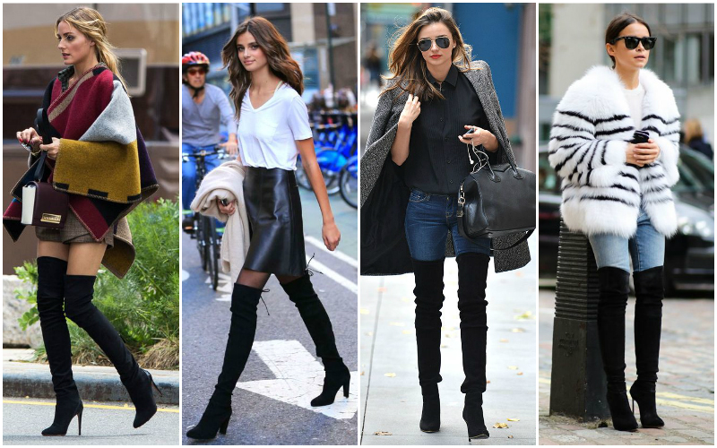 ways to wear over the knee boots