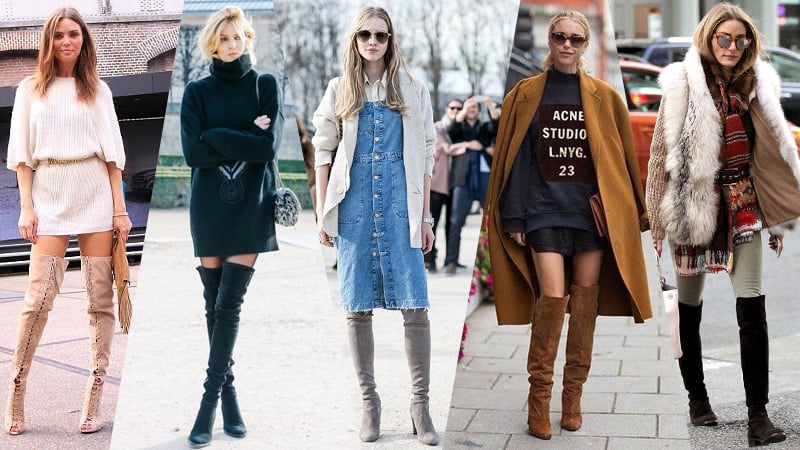 How To Wear Over The Knee Boots The Trend Spotter