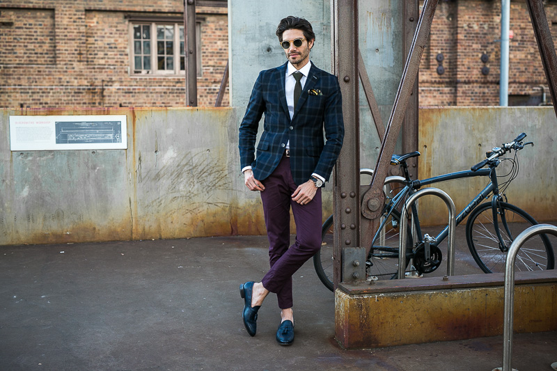 Colin Gold wearing <a href="http://bit.ly/1rjfXn1"rel="nofollow" target="_blank">Aquila</a>