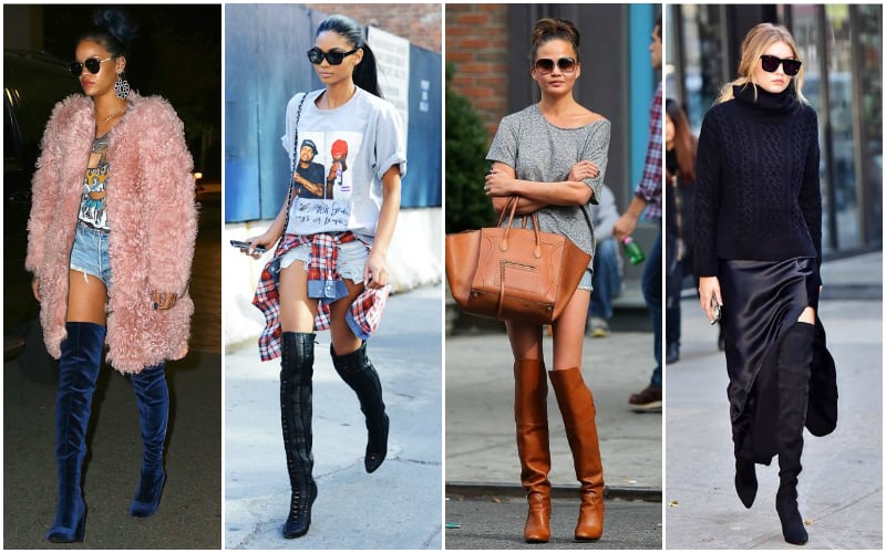 How to Wear Over The Knee Boots -The 