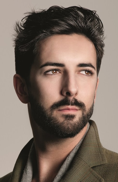 peinados de longitud media para hombres