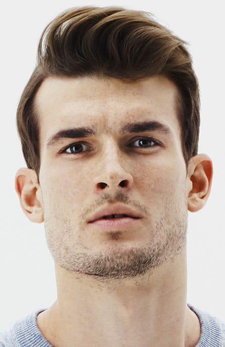 peinados de longitud media para hombres
