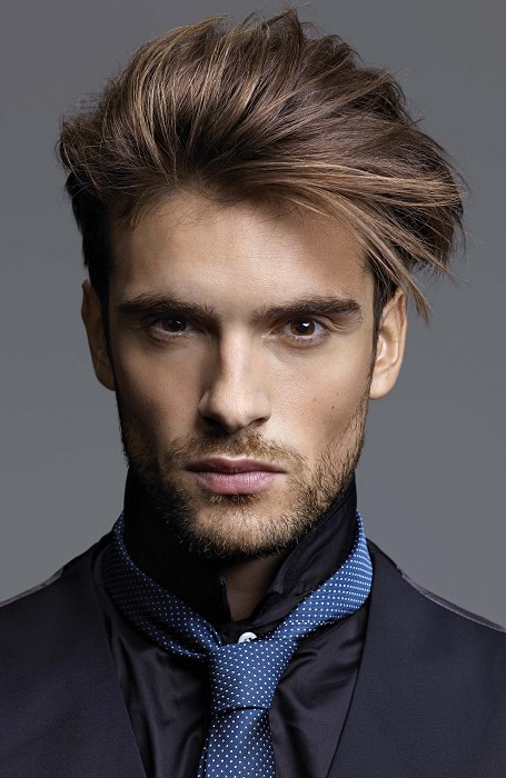 peinados de longitud media para hombres