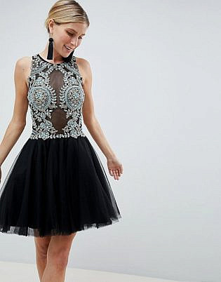 ladies embellished dresses