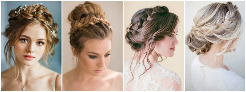 wedding hair styles for medium length