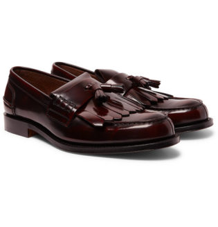 Oreham Polished Leather Kiltie Loafers
