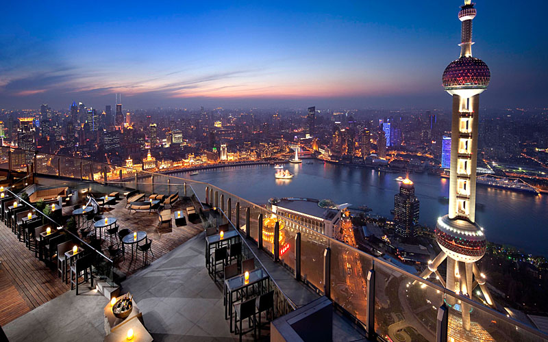 Ritz Carlton Shanghai Rooftop Bar