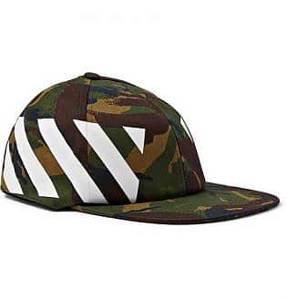Camouflage Print Stretch Cotton Canvas Cap
