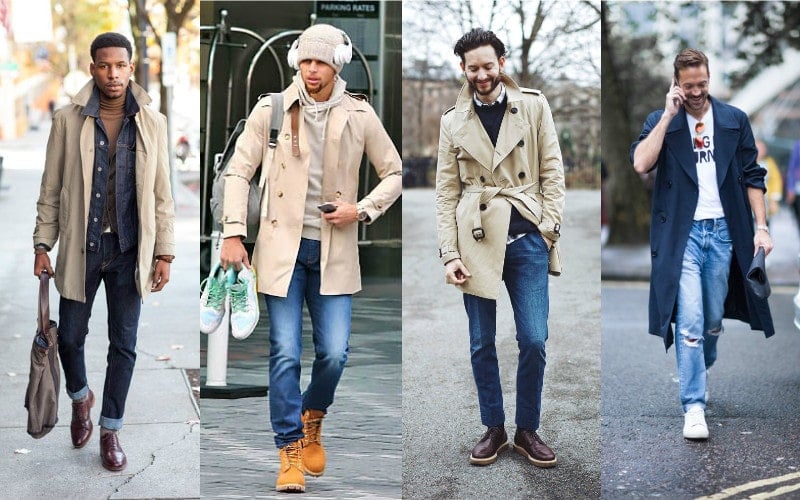 stylish trench coats mens