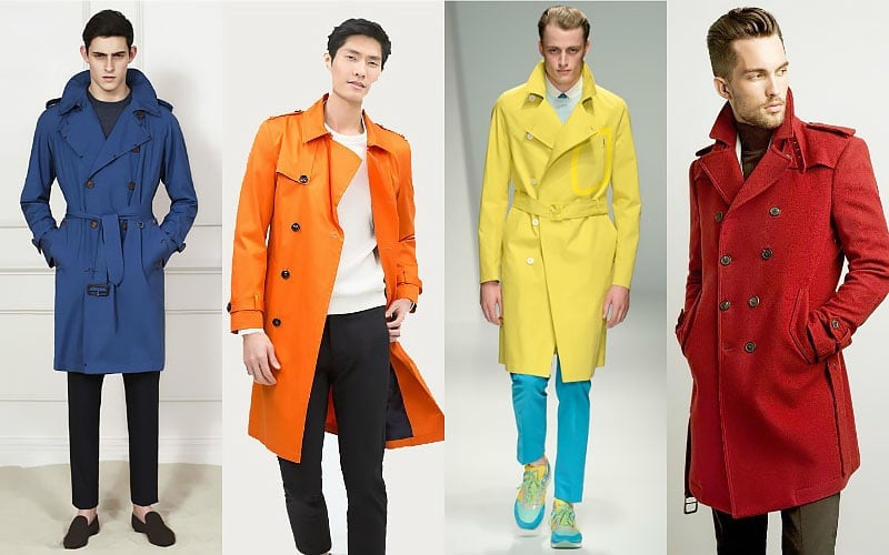 Coloured Trench Coats