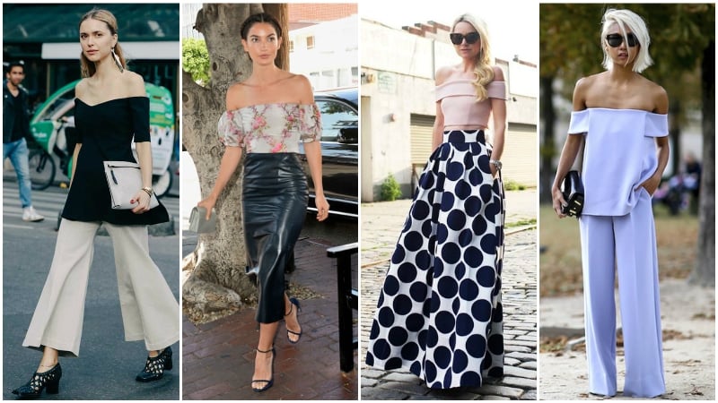 How to Wear Off The Shoulder Tops - The Trend Spotter