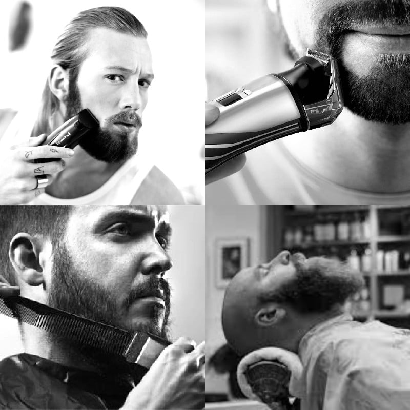 Cómo recortar una barba con maquinilla