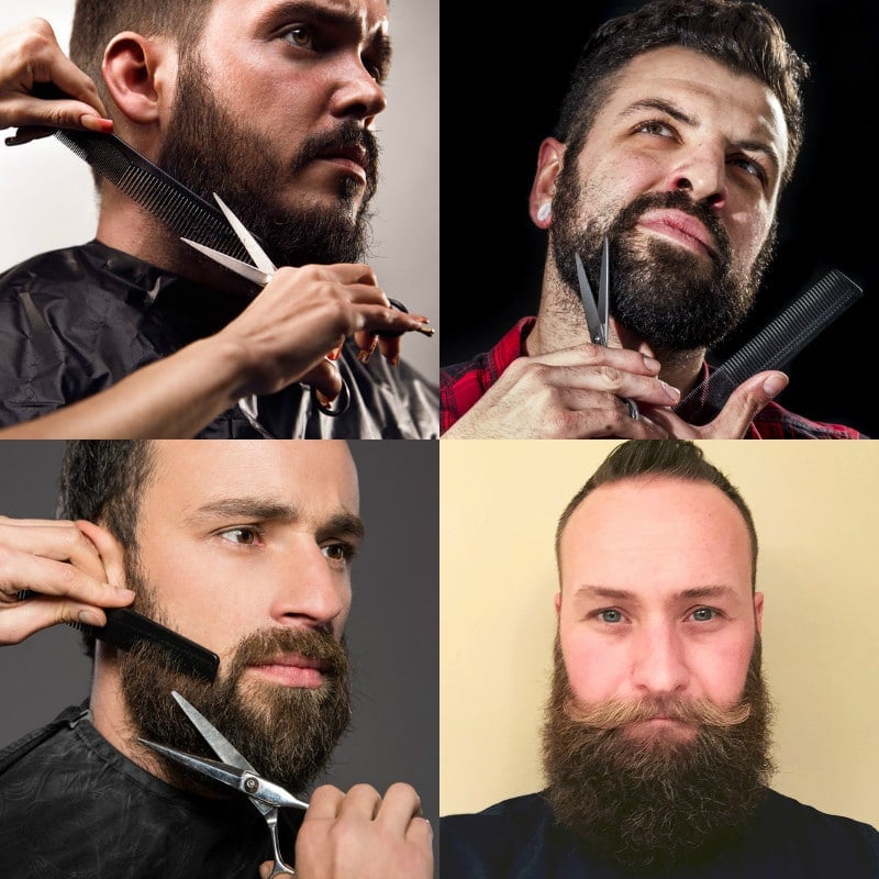 beard trimmer vs scissors