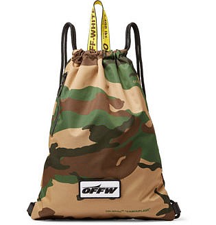 Off White Camo Backpack
