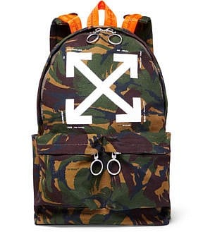 Off White Canvas Backpack