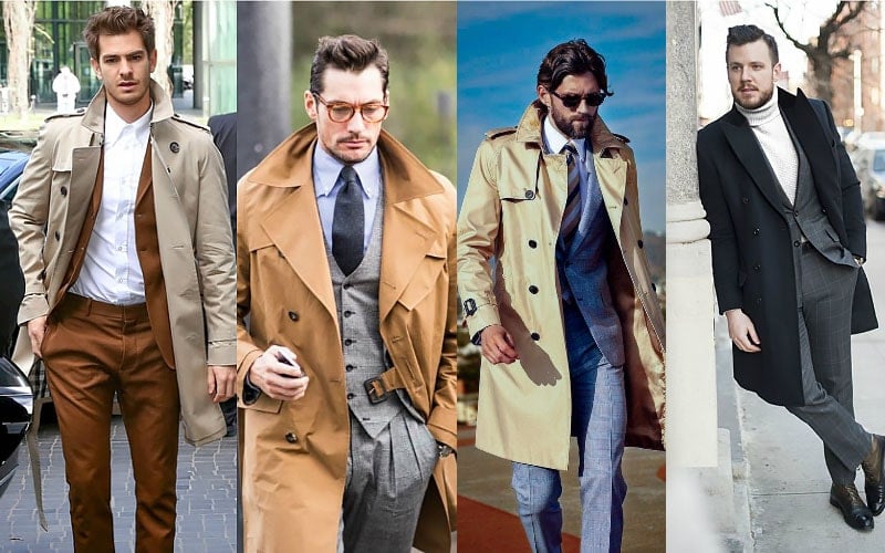 25 Best Men S Trench Coats To Keep You, How To Wear Trench Coat Men S