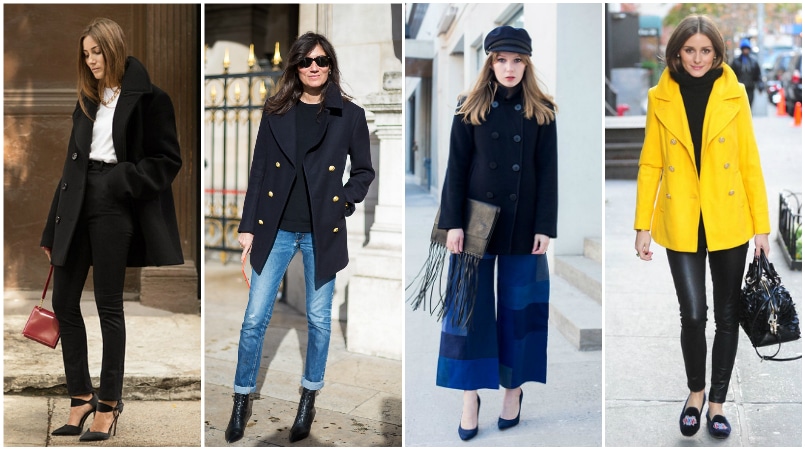 Pea Coat Collage