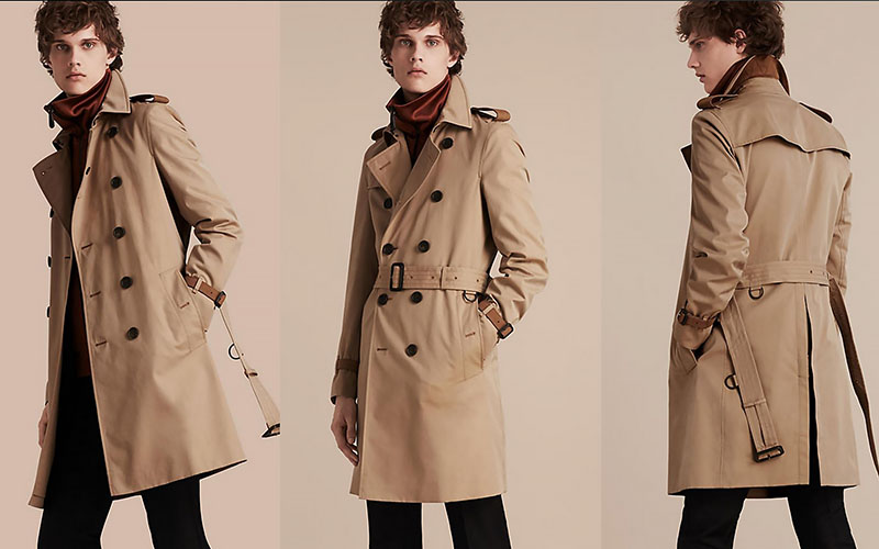 burberry mens rain coat