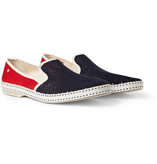 Cotton Mesh And Canvas Espadrilles34
