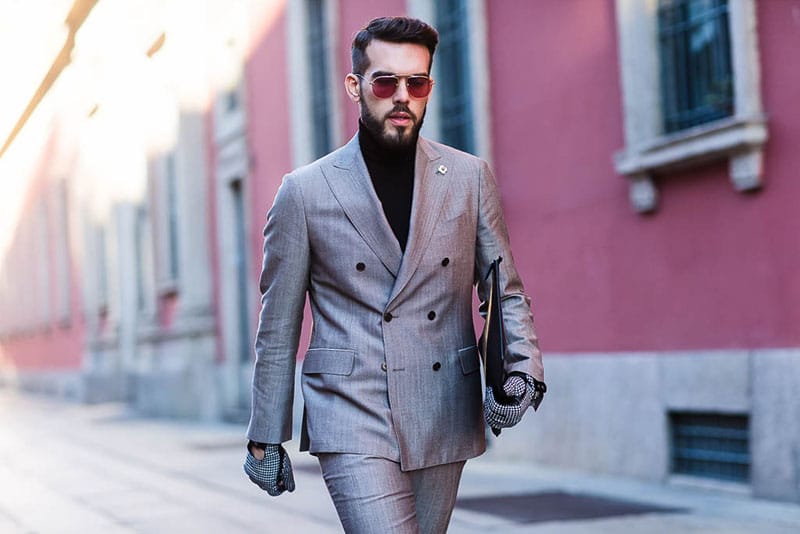 Double-Breasted Suits for Business Casual