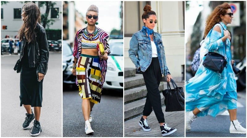 women's street style sneakers