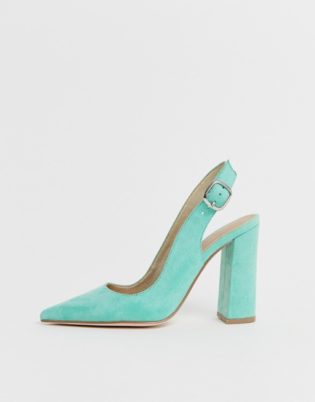 teal colored heels