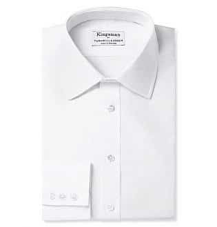 + Turnbull & Asser White Cotton Royal Oxford Shirt