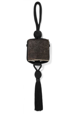 Carolina Santo Domingoeva Tasseled Rope Trimmed Chainmail Tote