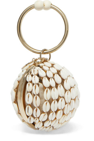 Lira Gold Tone, Bead And Shell Tote Rosantica