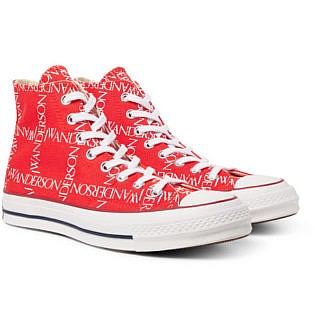 red ankle converse