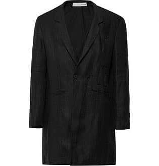 Distressed Linen Overcoat