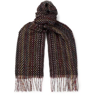 Fringed Cashmere Scarf
