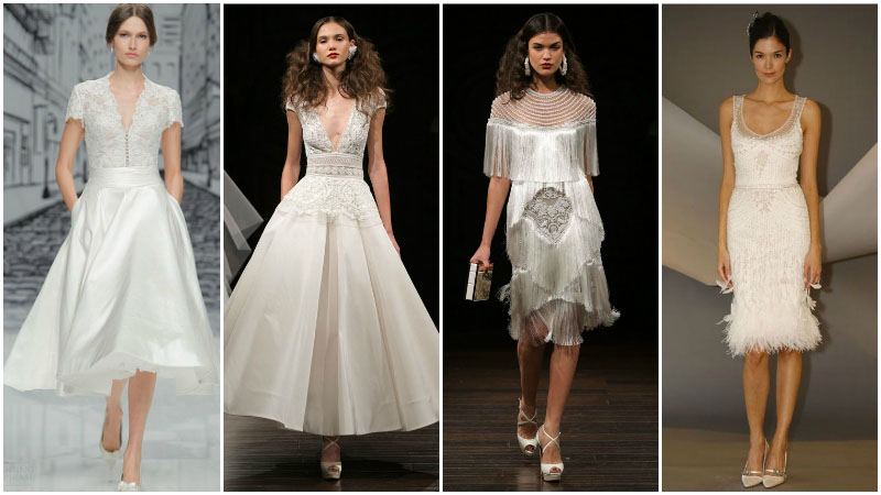 short wedding dress - vintage bride dresses