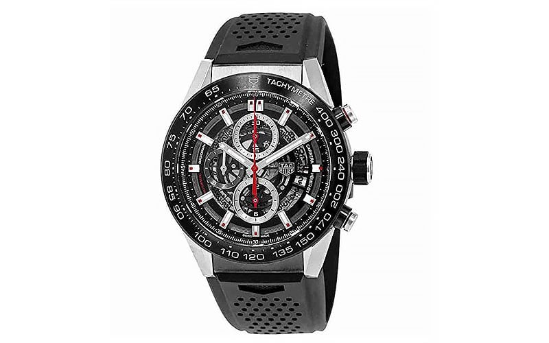 Tag Heuer Carrera Calibre Heuer 01 Automatic Skeleton Dial Mens Watch