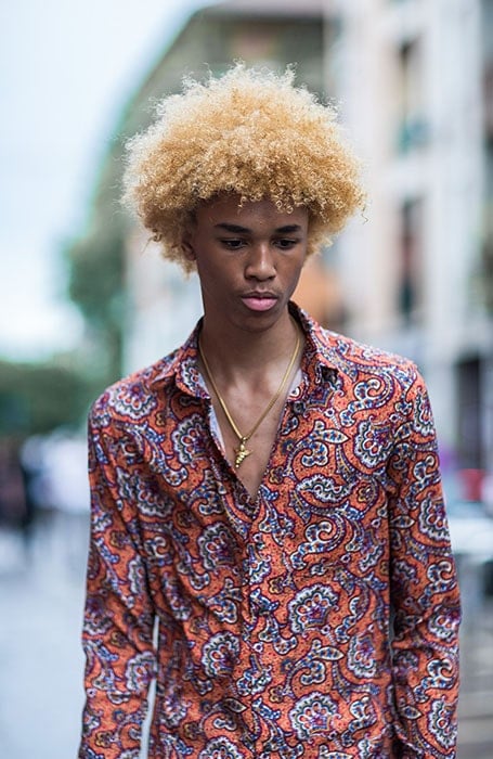 Blonde Afro