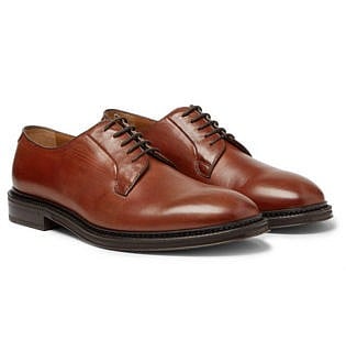 Lucien Polished Leather Derby Shoes