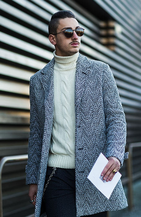 Short Slicked-Back Style with Undercut