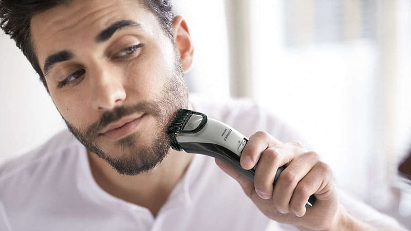 stubble beard trim