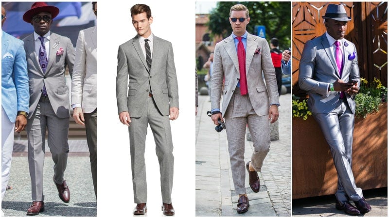 casual shoes to wear with a suit