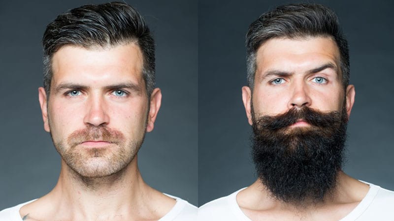 Stubble vs Beard