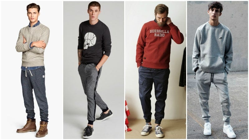 Image result for joggers with sweatshirts