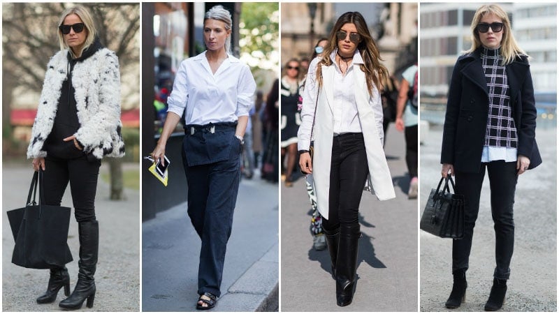 10 Chic Black and White Outfit Ideas 