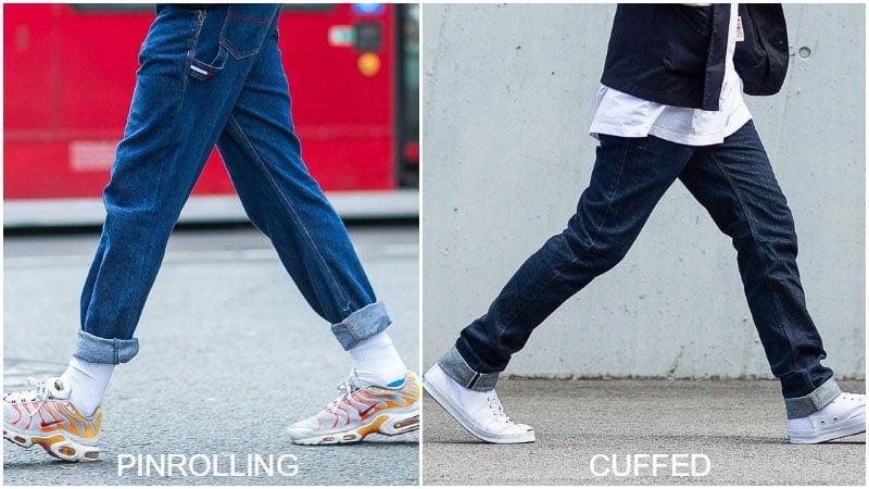 How to Pinroll Jeans The Right - The