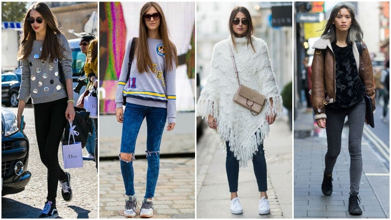 5 Tips on Wearing Sneakers with Jeans & Skirts