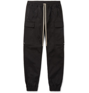Slim Fit Stretch Cotton Cargo Trousers
