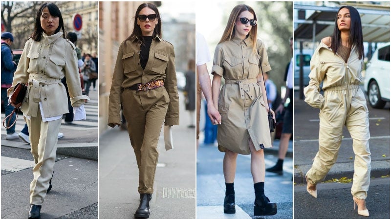 70s Safari and Military Outfits