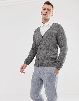 cardigan with dress shirt