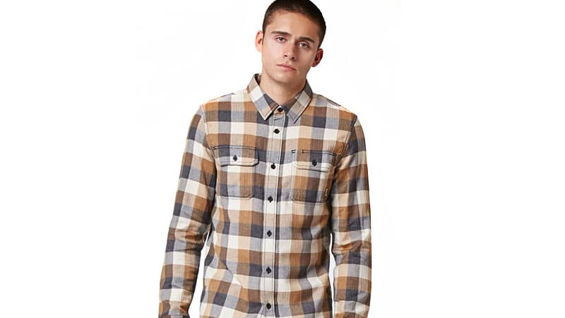 Brown Flannel Shirt