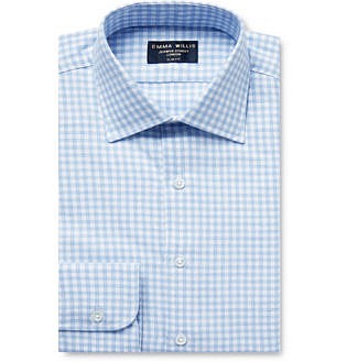 Gingham Brushed Cotton Shirt