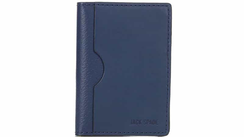 Jack Spade Grant Leather Vertical Flap Wallet